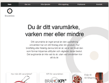 Tablet Screenshot of brandclinic.se